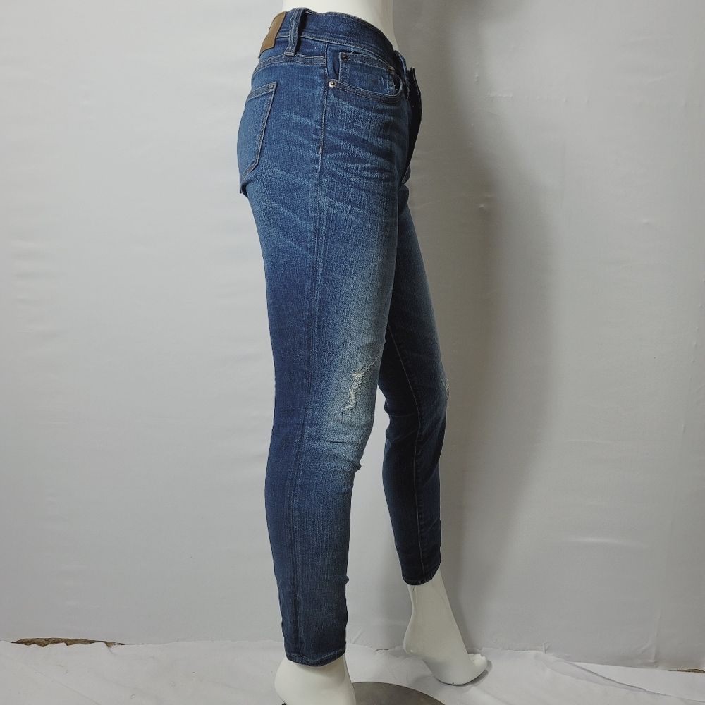 J. Crew Toothpick Skinny Jeans in Pacific Wash 27 - Picture 6 of 8